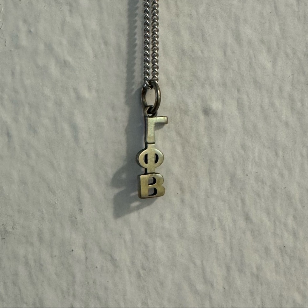James Avery - Gamma Phi Beta silver necklace